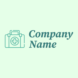 First aid box logo on a Honeydew background - Educación