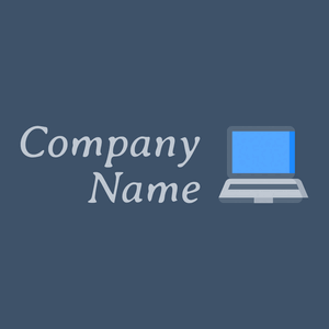 Laptop logo on a Cello background - Entreprise & Consultant