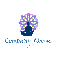 Logo de meditación y yoga - Spa & Estética Logotipo