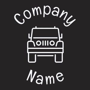 Jeep logo on a Nero background - Automobile & Véhicule
