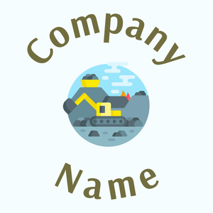 Overmining logo on a Azure background - Handel & Beratung