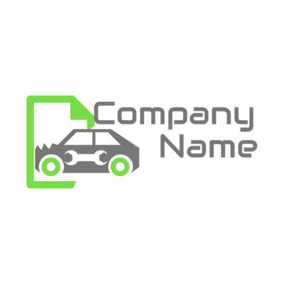 Logotipo de coche con llave - Automobiles & Vehículos Logotipo