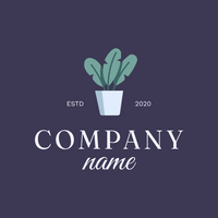 Potted plant logo - Umwelt & Natur
