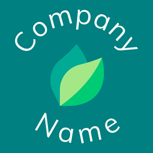 Leaf on a Teal background - Ecologia & Ambiente