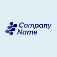 Logo símbolo púrpura abstracto - Empresa & Consultantes Logotipo