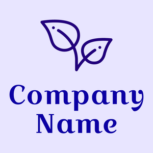 Leaves logo on a Ghost White background - Fiori