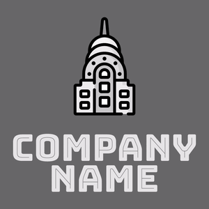 Chrysler building logo on a Scarpa Flow background - Architectuur