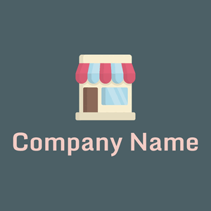 Candy shop logo on a grey background - Abstrakt