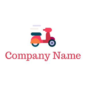 Scooter logo on a White background - Automobile & Véhicule