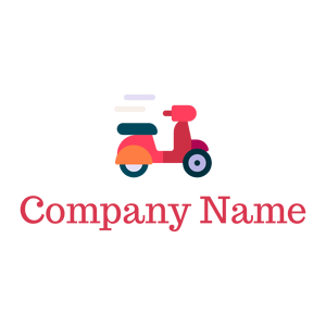 Scooter logo on a White background - Automotive & Vehicle