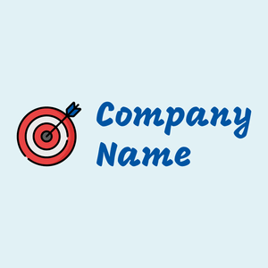 Target logo on a Pattens Blue background - Abstracto
