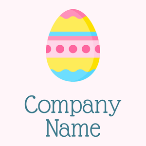 Easter egg on a Lavender Blush background - Religiosidade