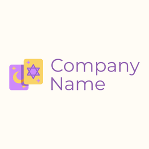 Tarot logo on a Floral White background - Abstracto