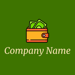 Wallet logo on a Olive background - Business & Consulting