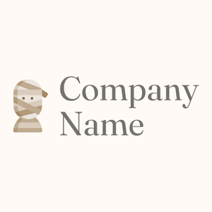 Mummy logo on a Seashell background - Abstrato