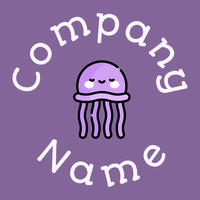 Jellyfish logo on a Deluge background - Animaux & Animaux de compagnie