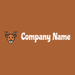 Deer logo on a Mai Tai background - Animales & Animales de compañía