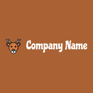 Deer logo on a Mai Tai background - Animaux & Animaux de compagnie