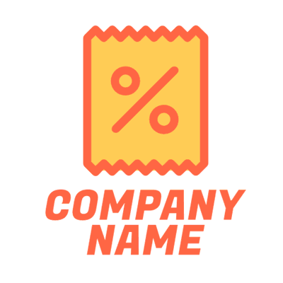 Business logo with percentage - Vendita al dettaglio