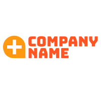 orange logo with plus sign on the left - Web
