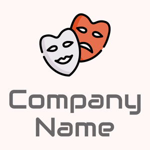 Mask on a Snow background - Arte & Intrattenimento