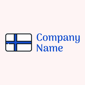 Outlined Finland logo on a Snow background - Reizen & Hotel