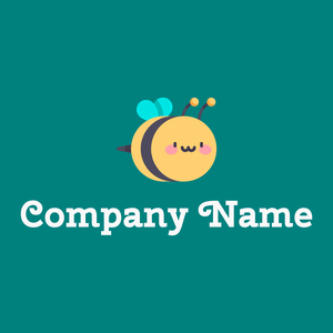 Grandis Bee on a Teal background - Animali & Cuccioli
