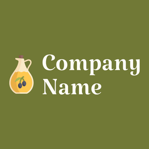 Olive oil logo on a Himalaya background - Landbouw