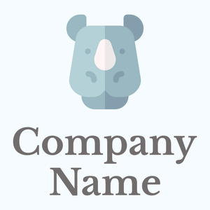 Rhino on a Alice Blue background - Animaux & Animaux de compagnie