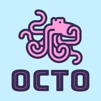Pink octopus logo - Animals & Pets