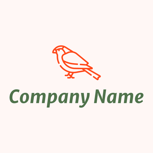 Sparrow logo on a Snow background - Animales & Animales de compañía
