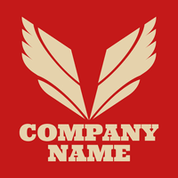 Logo de alas de águila abstracta - Animales & Animales de compañía Logotipo