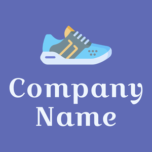 Running shoes on a Chetwode Blue background - Moda & Beleza