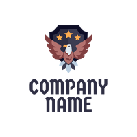 Eagle emblem logo - Sports