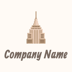 Empire state logo on a Seashell background - Arquitectura