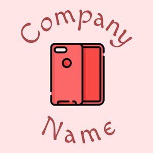 Phone case on a Misty Rose background - Technologie