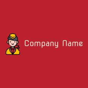 Stewardess on a Fire Brick background - Construcción & Herramientas