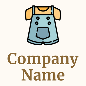 Outlined Baby clothes on a Floral White background - Niños & Guardería