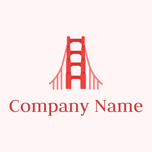 Golden gate on a Snow background - Architectuur