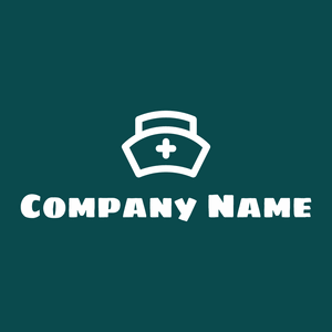 Nurse logo on a Cyprus background - Medicina & Farmacia