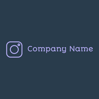 Instagram logo on a Tarawera background - Abstrato