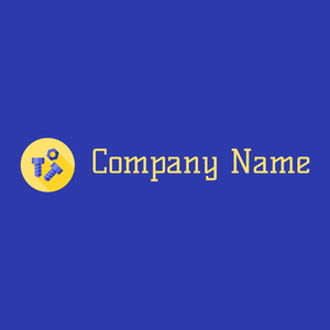 Screws logo on a Cerulean Blue background - Bouw & Gereedschap