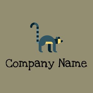 Lemur logo on a Gurkha background - Voyage & Hotel
