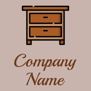 Rich Gold Drawer on a Cold Turkey background - Muebles de casa