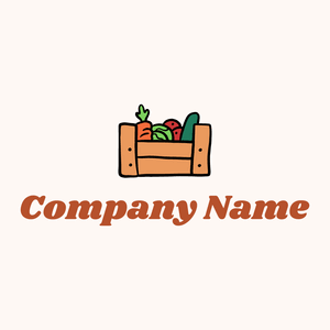 Harvest logo on a Seashell background - Comida & Bebida