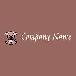 Yoga logo on a Dark Chestnut background - Entertainment & Kunst