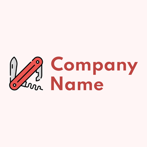 Swiss army knife logo on a Snow background - Alimentos & Bebidas