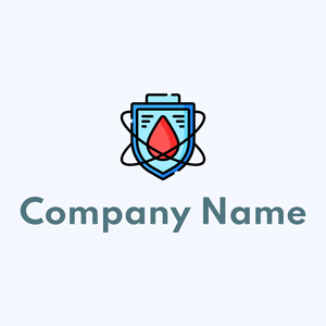 Immune system logo on a Alice Blue background - Medizin & Pharmazeutik