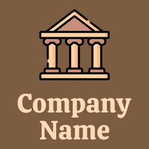 Courthouse logo on a Dark Wood background - Architettura