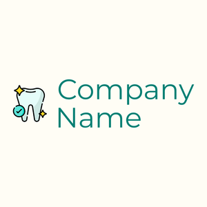 Tooth logo on a Floral White background - Médicale & Pharmaceutique